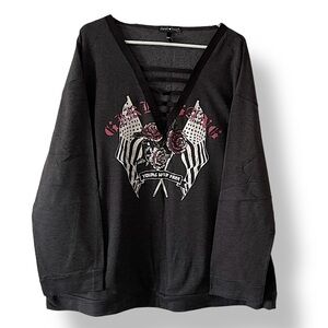 🥀 3X V-Neck Sweater